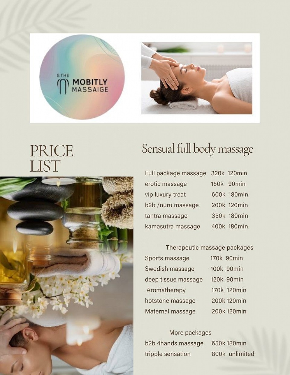 Mobile massage kampla